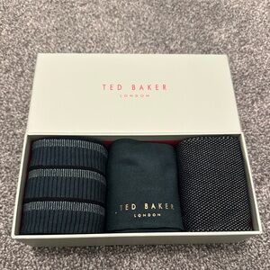 TED BAKER LONDON LOWRIDE 3 PACK SOCKS ASSORTED